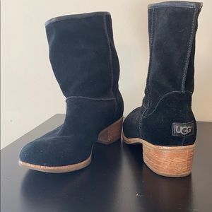 Black Suede Ugg Boots